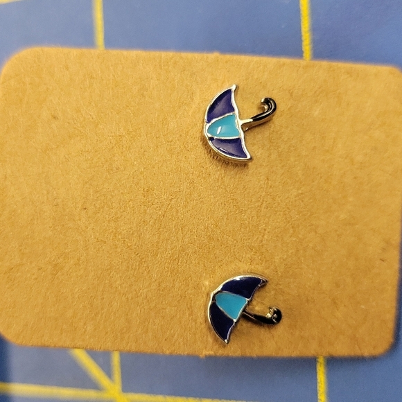 Umbrella Stud Earrings - Picture 1 of 1
